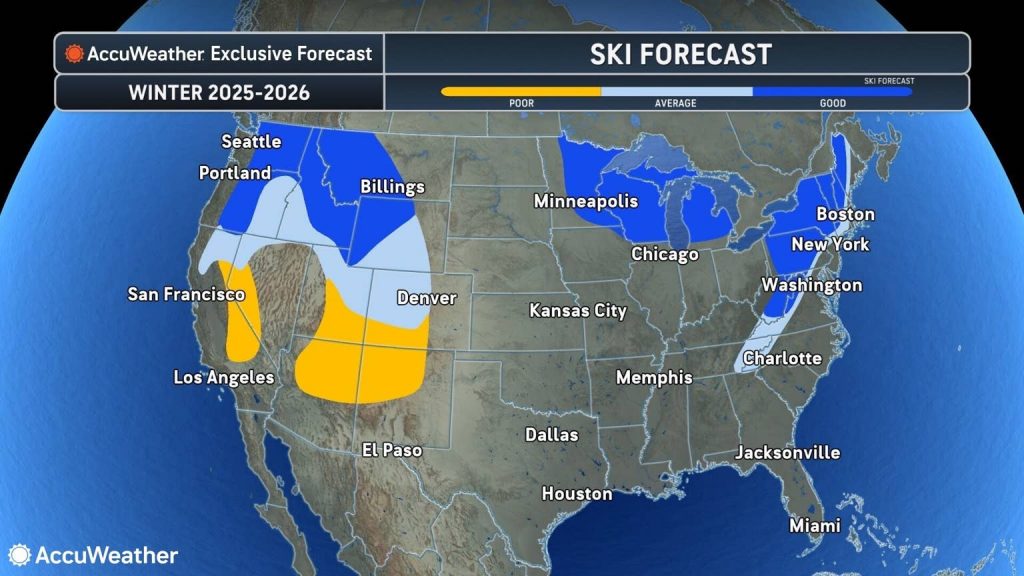 Is Your Local Ski Hill in for a Big Snow Year? This Is What AccuWeather Says Is Your Local Ski Hill in for a Big Snow Year? This Is What AccuWeather Says
