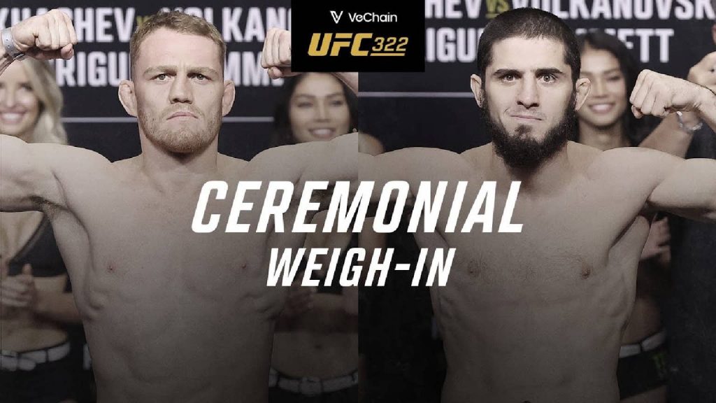 UFC 322: Della Maddalena vs. Makhachev Ceremonial Weigh-In Video