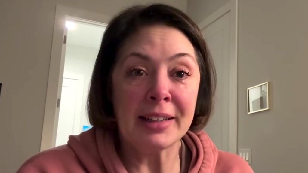 AEW star Rebel, 47, breaks down in tears as she reveals she is battling lung cancer and struggling to walk or talk
