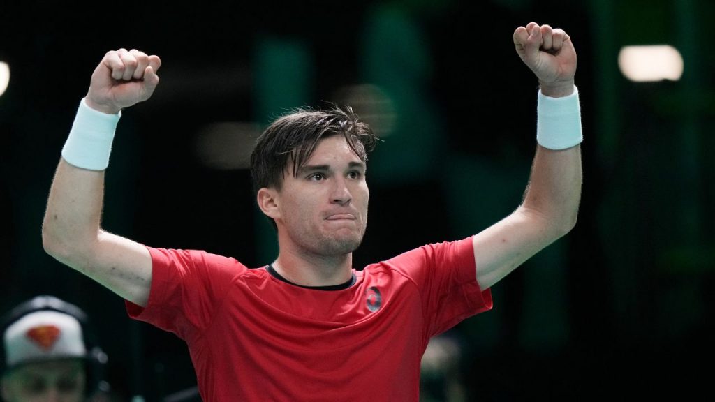 Collignon rallies to give Belgium lead over France in Davis Cup