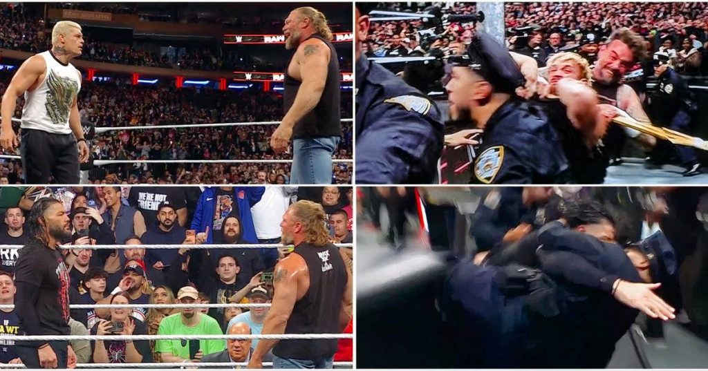 Brock Lesnar and Roman Reigns Return as WWE Raw's Wild Ending Goes Viral