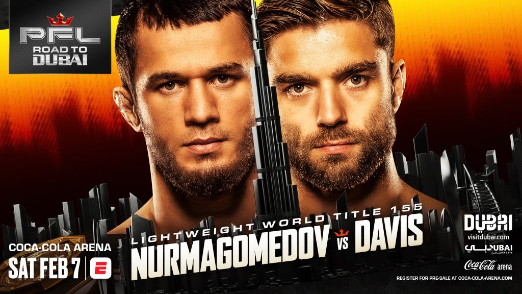 Usman Nurmagomedov to defend PFL World Lightweight title against Alfie Davis Usman Nurmagomedov to defend PFL World Lightweight title against Alfie Davis
