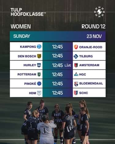 Hoofdklasse: What you need to know about women’s match round 12 Hoofdklasse: What you need to know about women’s match round 12