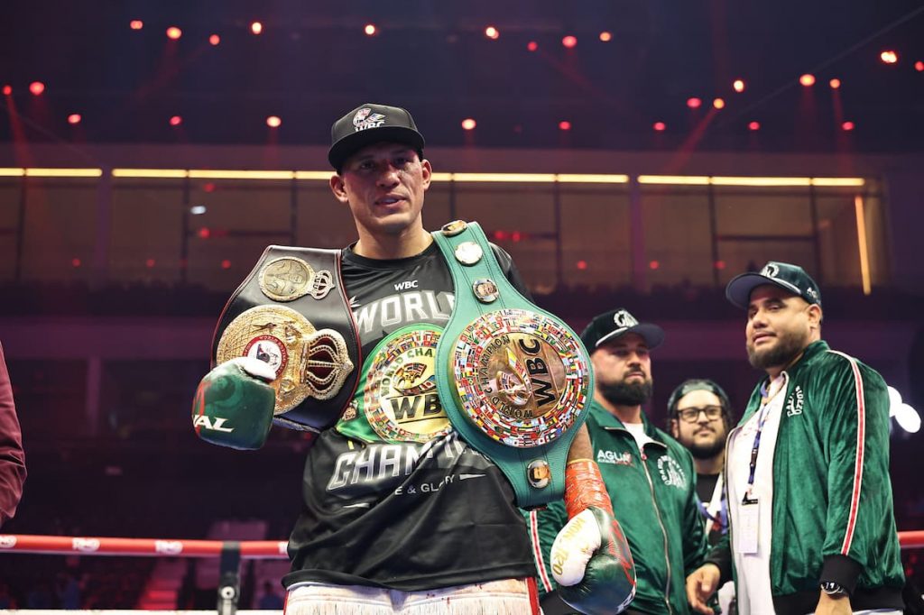 Photos: David Benavidez stops Anthony Yarde, announces Zurdo Ramirez fight