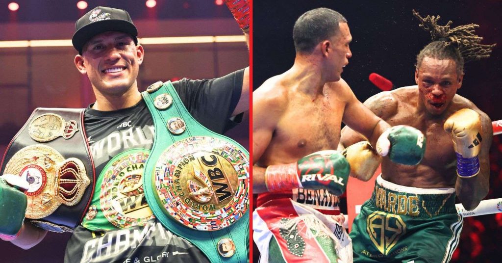 David Benavidez announces shock world title fight for May after knocking out Anthony Yarde