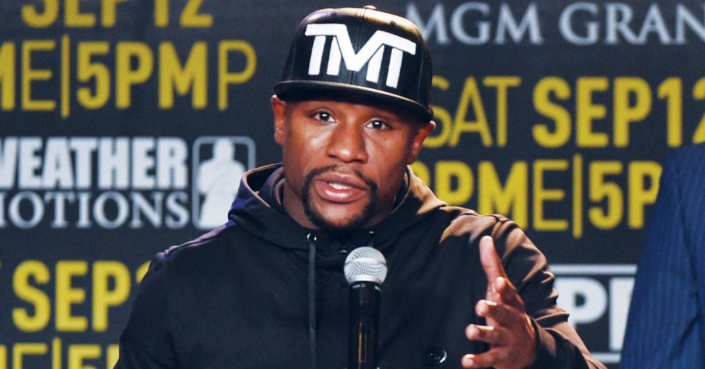 Floyd Mayweather had over 25 world title fights but says one man stood out as the best he faced
