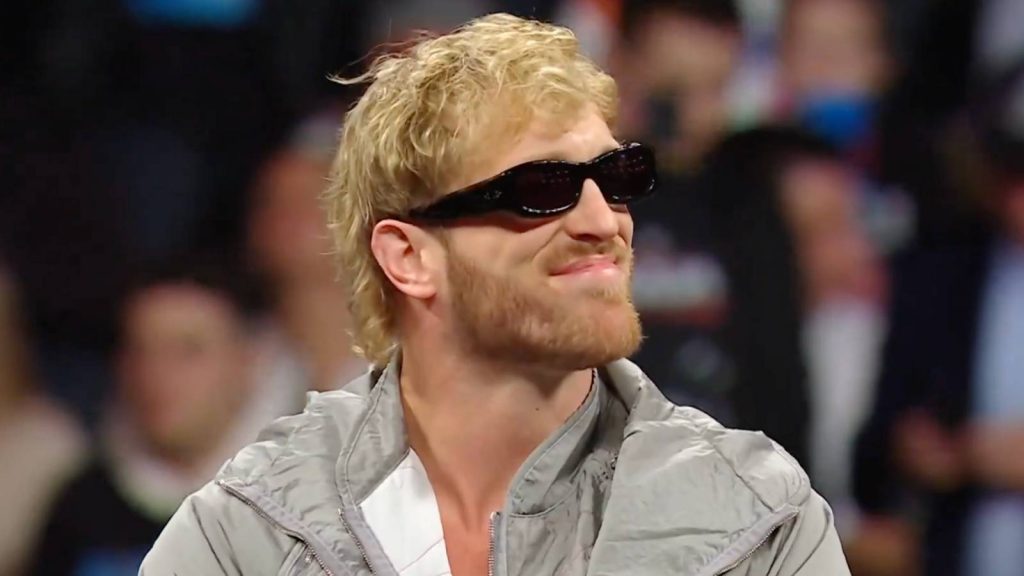 Logan Paul Caught Reading Promo Off His Hand on WWE SmackDown