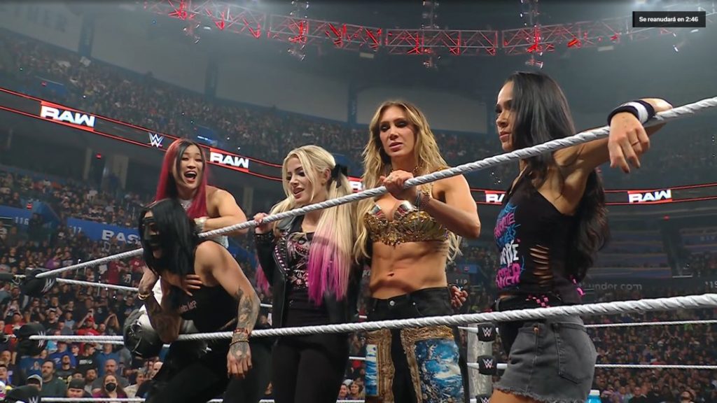 AJ And Becky Speak On Behalf Of Their WarGames Teams; Challengers Step Up To Maxxine AJ And Becky Speak On Behalf Of Their WarGames Teams; Challengers Step Up To Maxxine