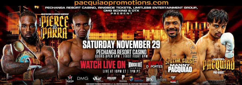 Pacquiao, Morales, Margarito Attend Pac-Man Jr.’s Pro Debut Pacquiao, Morales, Margarito Attend Pac-Man Jr.’s Pro Debut