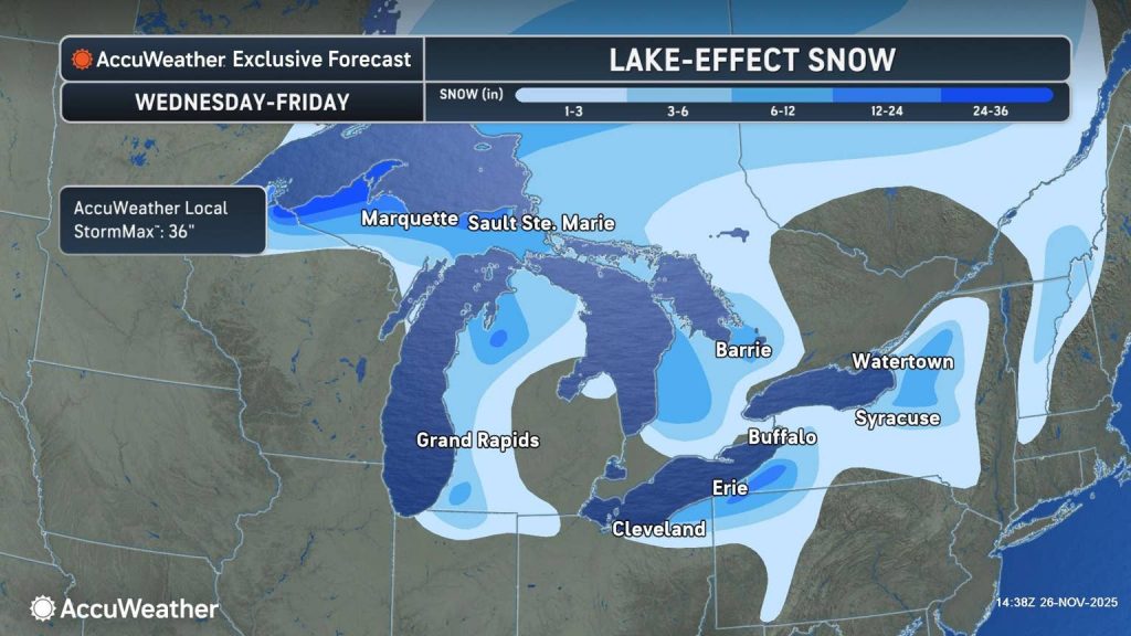 Blizzard Warning Issued for Michigan, Heaps of Snow Expected