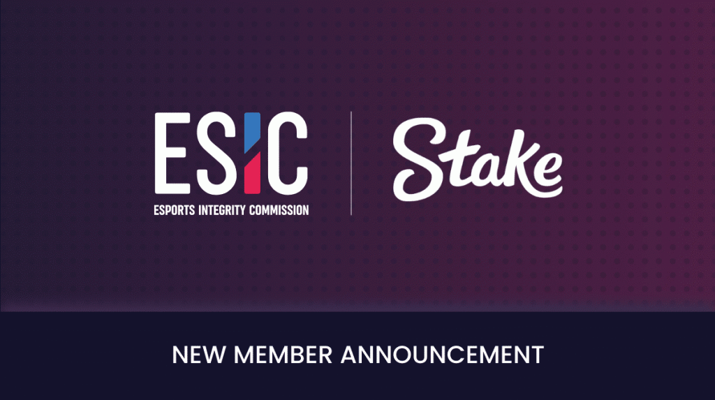 Stake Pledges Support To ESIC In Bid To Fight Corruption In Esports Stake Pledges Support To ESIC In Bid To Fight Corruption In Esports