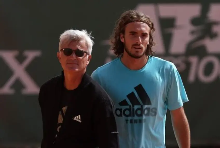 Apostolos Tsitsipas drove Stefanos' car when it was caught going 90km/h above limit
