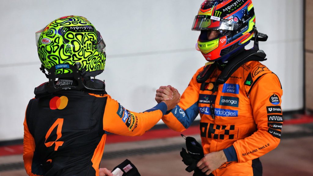 George Russell shares judgement on McLaren team orders possibility in F1 title decider George Russell shares judgement on McLaren team orders possibility in F1 title decider