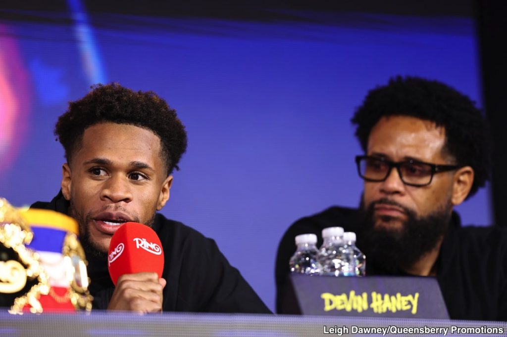 Ryan Garcia Threatens to Slap Devin Haney in Wild Exchange
