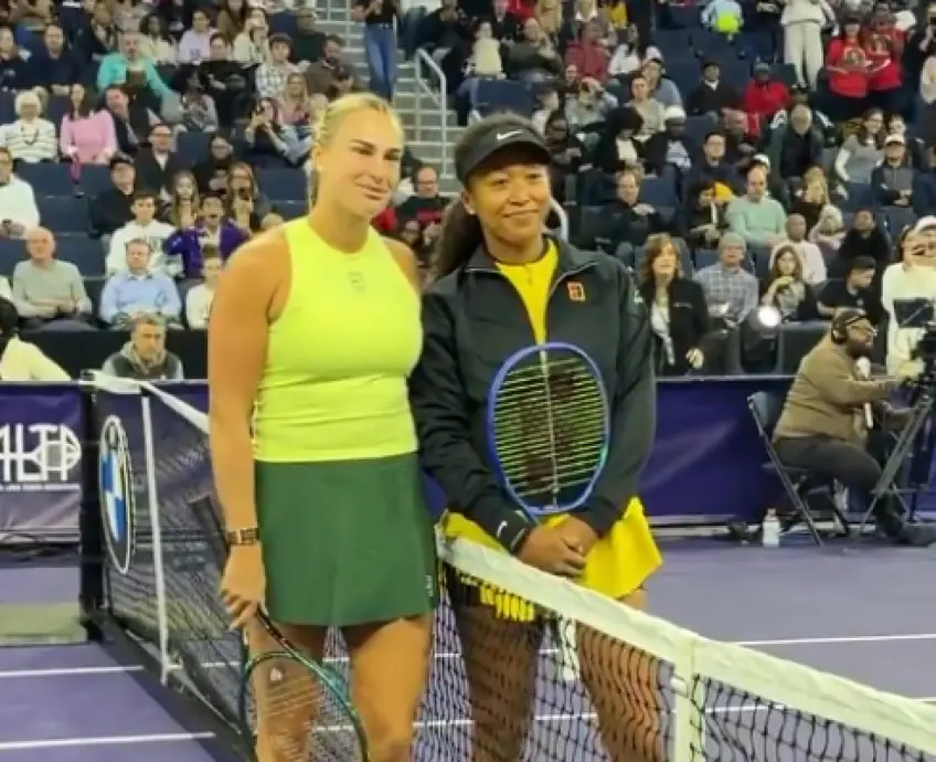Atlanta Cup: Aryna Sabalenka beats Naomi Osaka in three sets after some fireworks