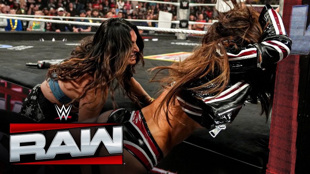Raquel Knocks Out Nikki Bella On Raw To Challenge Stephanie Vaquer