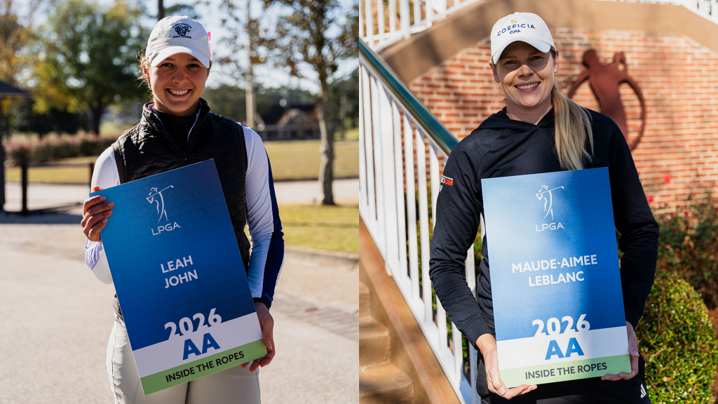Leah John and Maude-Aimee LeBlanc earn 2026 LPGA Tour Cards