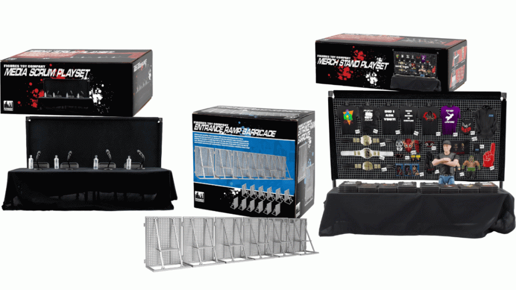 Entrance Ramp Barricade, Medium Scrum and Merch Table Playsets Now Available Entrance Ramp Barricade, Medium Scrum and Merch Table Playsets Now Available