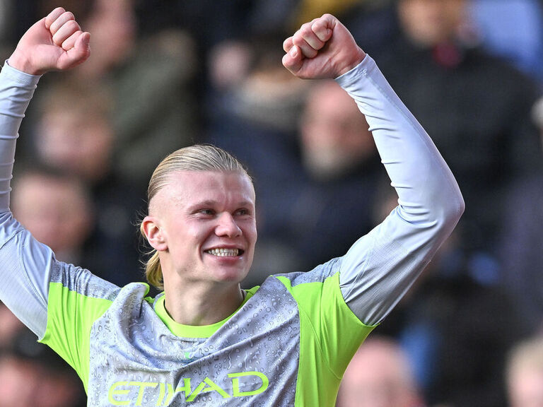 Guardiola hails 'outstanding' Haaland after Man City's gritty win at Palace