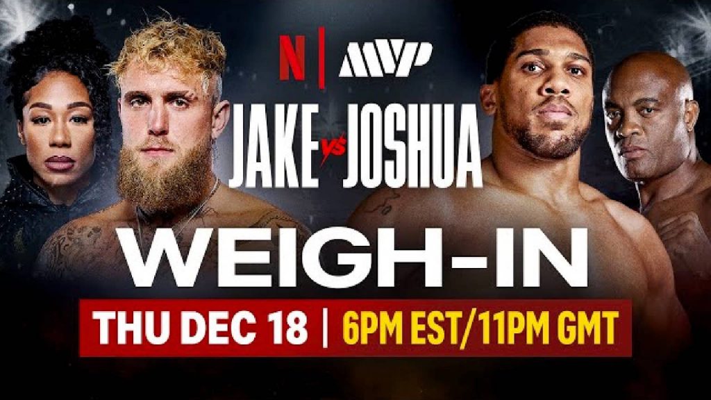 Jake Paul vs. Anthony Joshua Ceremonial Weigh-In Video