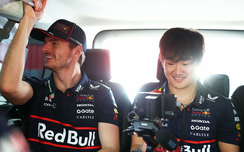 Verstappen is "the best driver on the grid," reckons Tsunoda