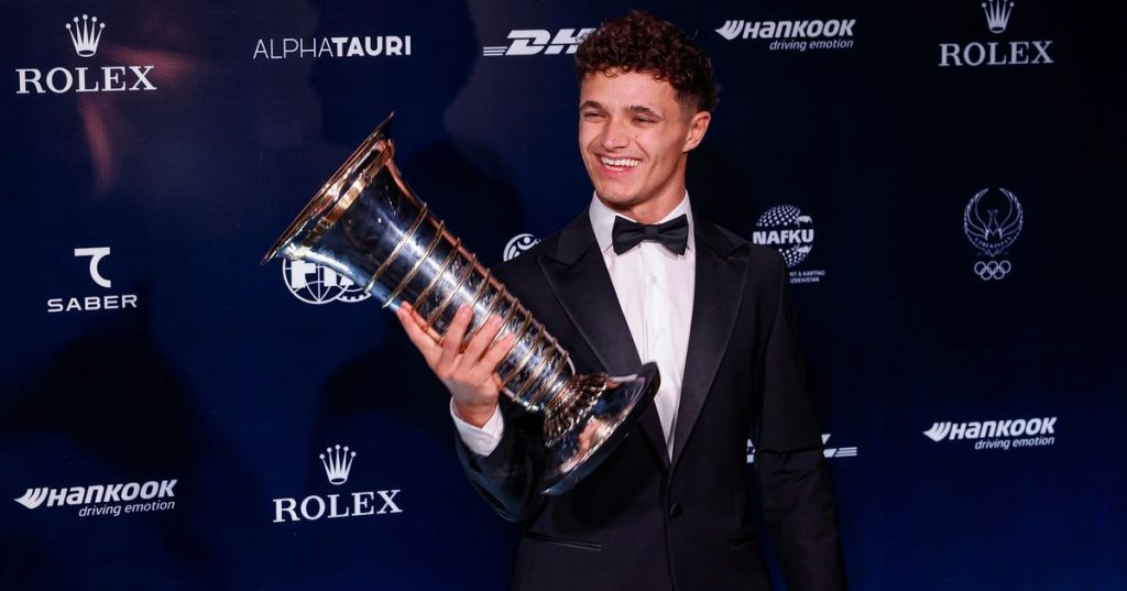 F1 2025 awards as Lando Norris denied best driver and Lewis Hamilton wins for wrong reasons