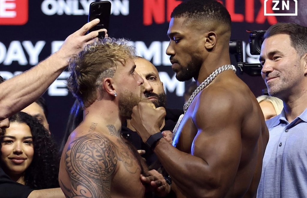 Anthony Joshua Knocks Out Jake Paul