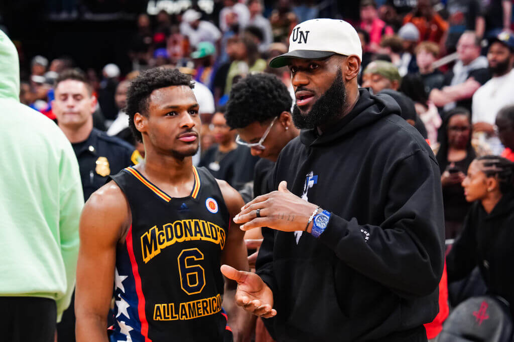 LeBron James on Bronny draft projection: ‘Let the kid be a kid’