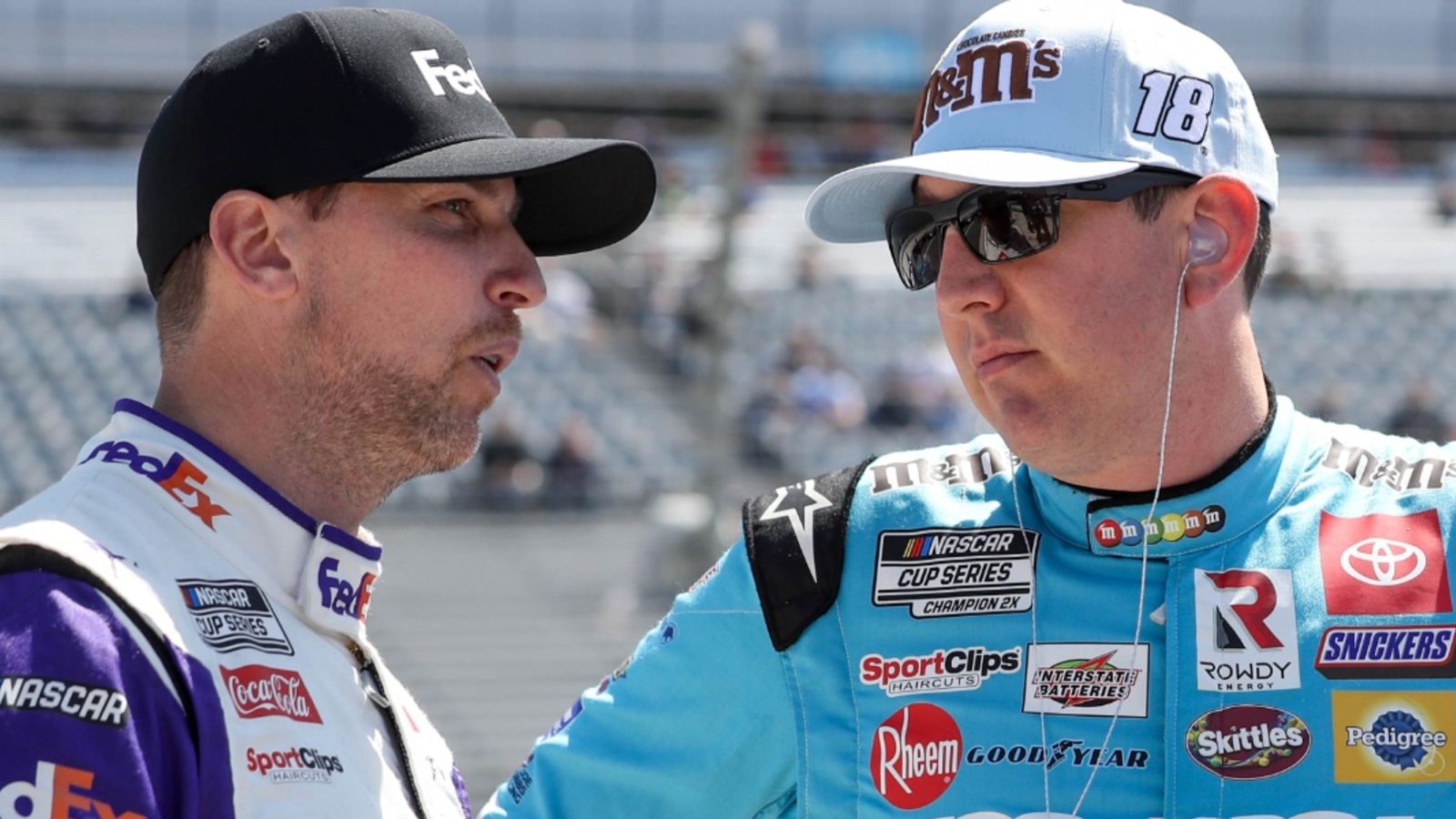 Denny Hamlin ‘still can’t figure out what happened’ in wreck with Kyle Busch