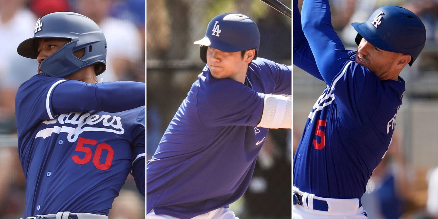 Mookie, Shohei, Freddie: Dodgers get first look at new top of the order