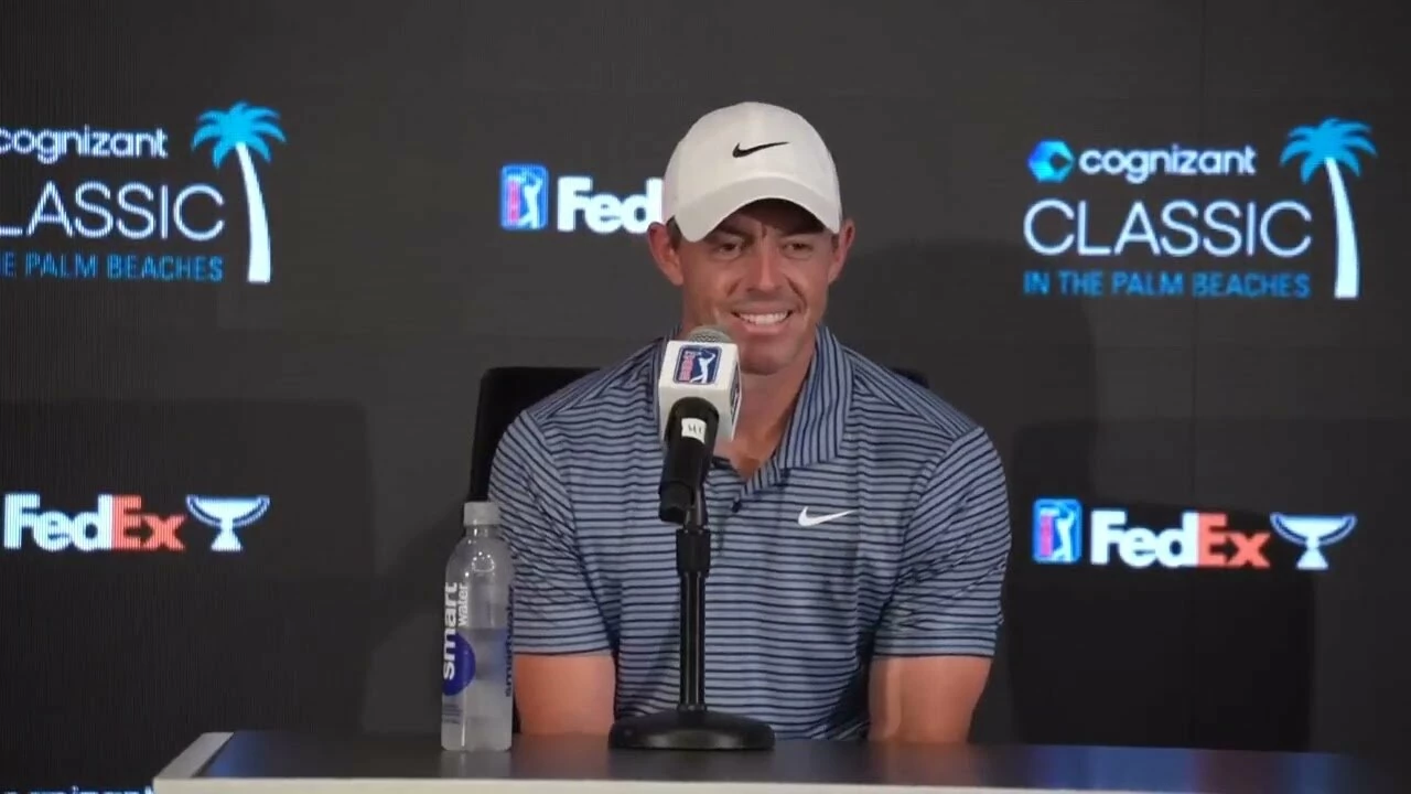 And almost the least of it is the answer to Gooch… Rory ‘on fire’
