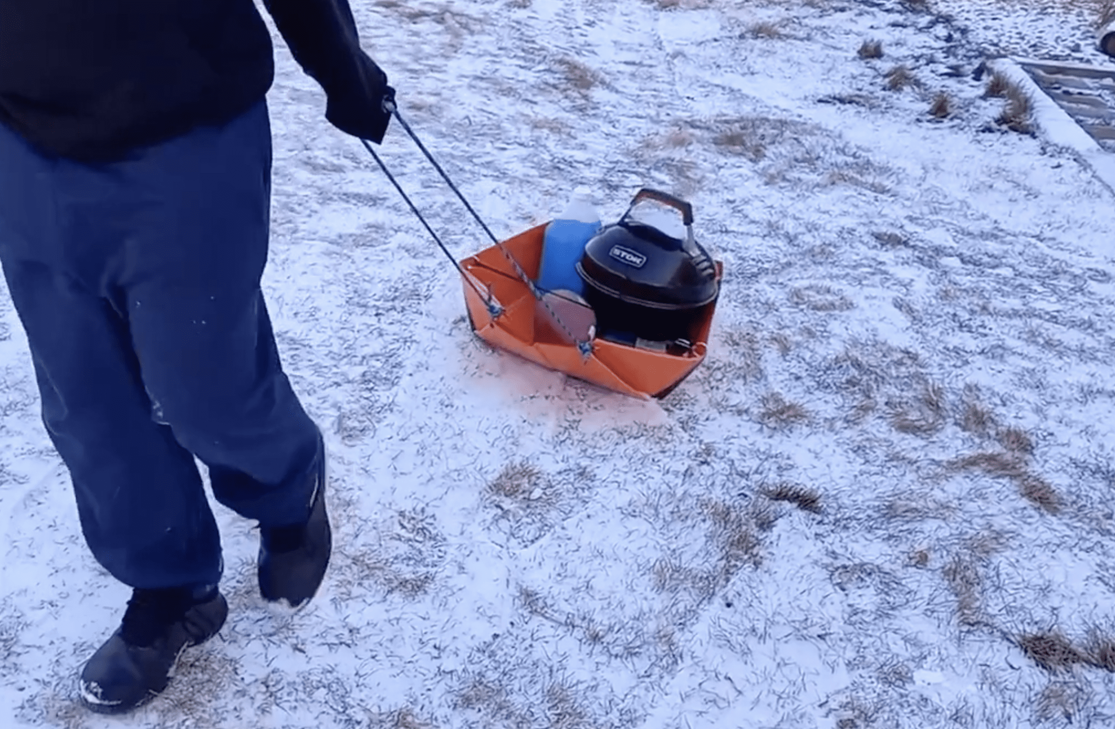 This Collapsible Gear Sled Brings Ease Outdoor Adventures
