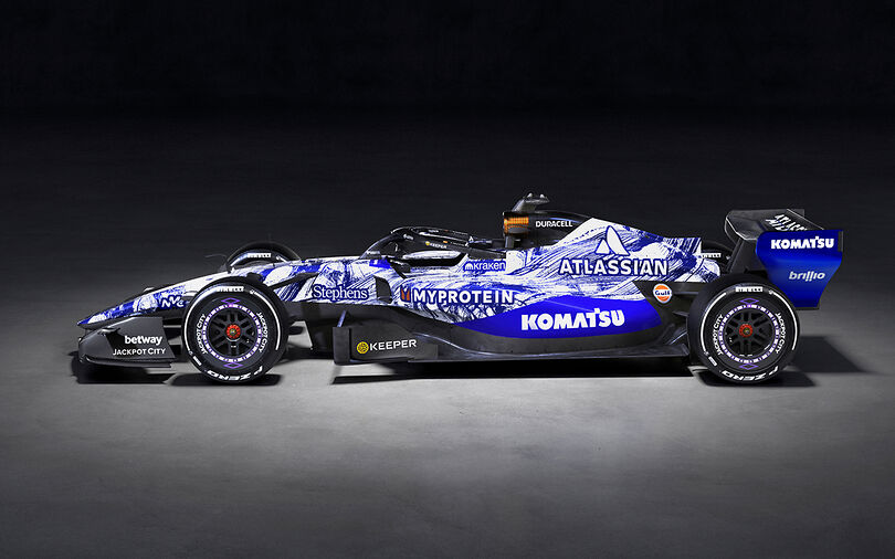 Williams reveals details about its "flow state" livery for pre-season testing