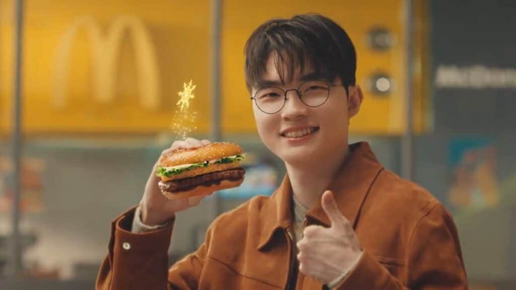 Faker is lovin’ it in new McDonald’s collaboration Faker is lovin’ it in new McDonald’s collaboration