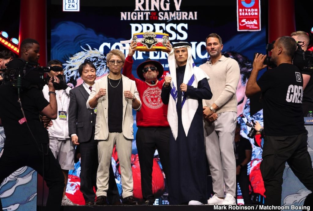 Inoue and Nakatani Arrive in Riyadh With Everything on the Line