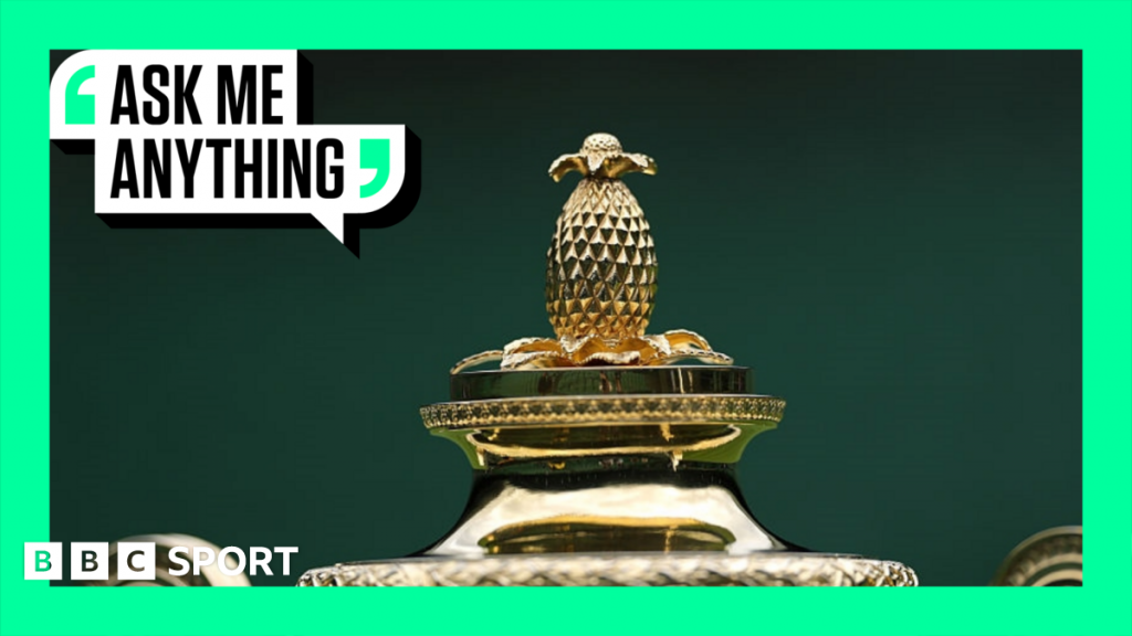 Why is there a pineapple on Wimbledon's men's trophy? Why is there a pineapple on Wimbledon's men's trophy?