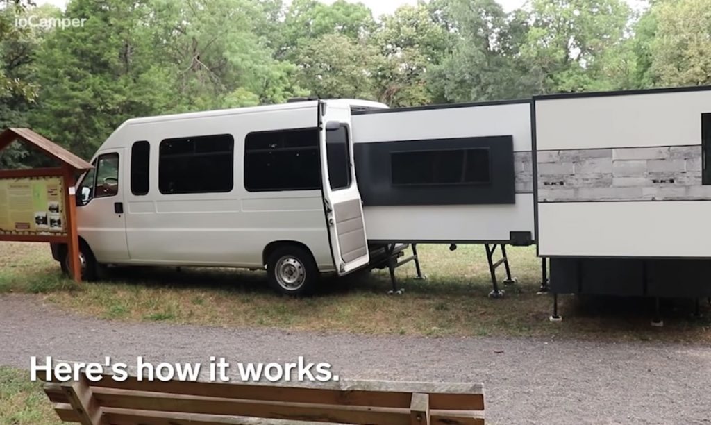 This Expanding Tiny Home Fits Into The Back of A Van This Expanding Tiny Home Fits Into The Back of A Van