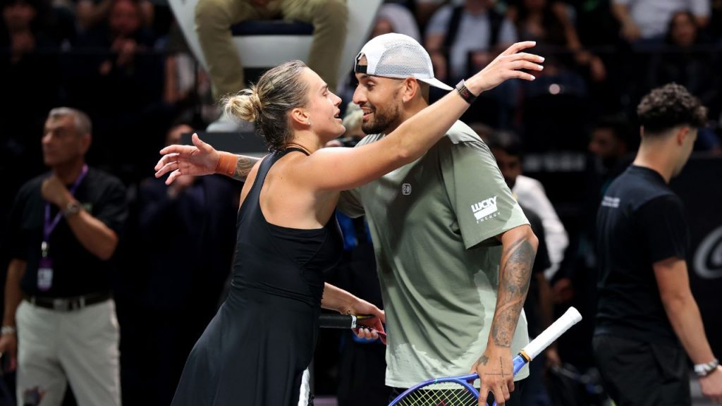 Kyrgios beats Sabalenka in latest ‘Battle of the Sexes’ Kyrgios beats Sabalenka in latest ‘Battle of the Sexes’