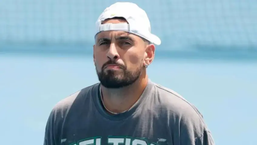 Nick Kyrgios showed worrying signs during his match against Aryna Sabalenka Nick Kyrgios showed worrying signs during his match against Aryna Sabalenka