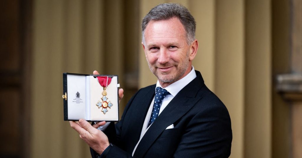 Five F1 stars were knighted in New Year's Honours and Christian Horner picked up title
