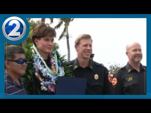 Teen Reunites With Man He Saved From Drowning | KHON2 News