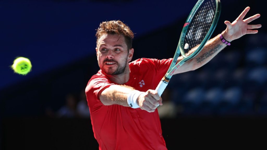 Wawrinka opens farewell tour with comeback win