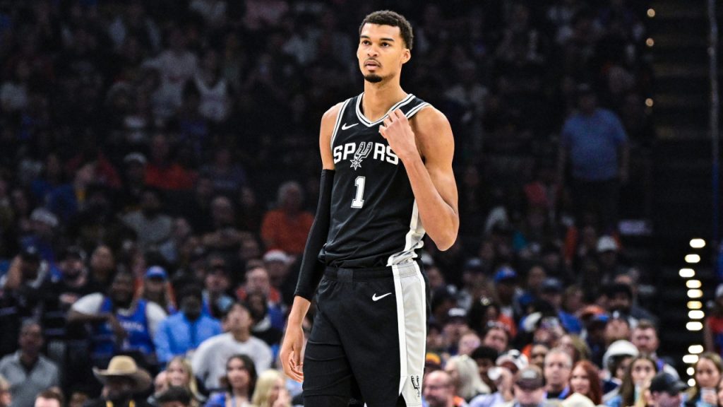Wembanyama ruled out vs. Trail Blazers due to knee soreness