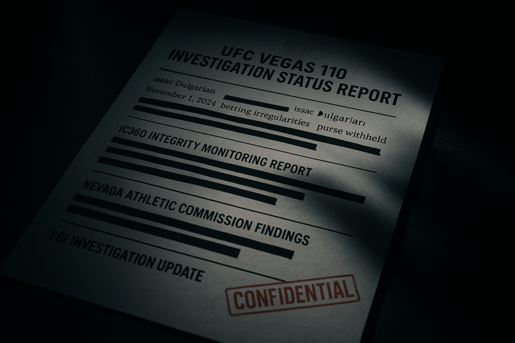 UFC Vegas 110 Investigation Update: What's Happening Behind Closed Doors UFC Vegas 110 Investigation Update: What's Happening Behind Closed Doors