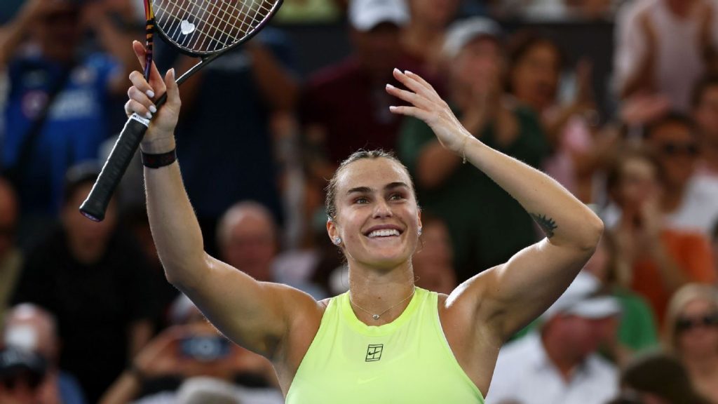 Sabalenka wins Brisbane amid Kostyuk tension