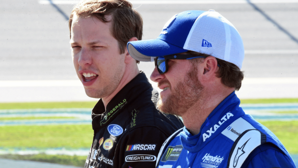 Brad Keselowski Sides With Amy Earnhardt on Dale Earnhardt Jr.’s Hairstyle Brad Keselowski Sides With Amy Earnhardt on Dale Earnhardt Jr.’s Hairstyle