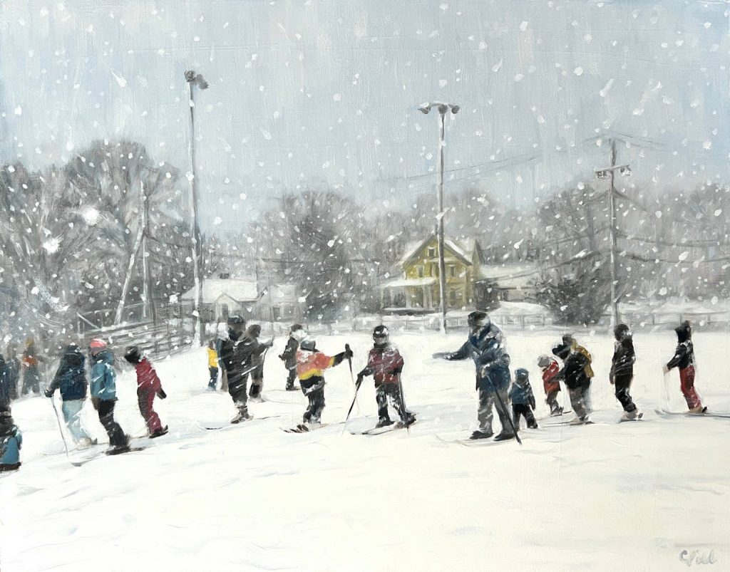 How This Vermont Artist Is Using Her Ski Paintings To Give Back How This Vermont Artist Is Using Her Ski Paintings To Give Back