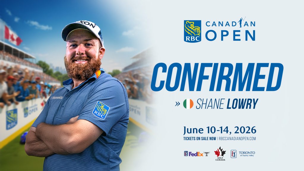 RBC welcomes professional golfer Shane Lowry as newest Team RBC ambassador