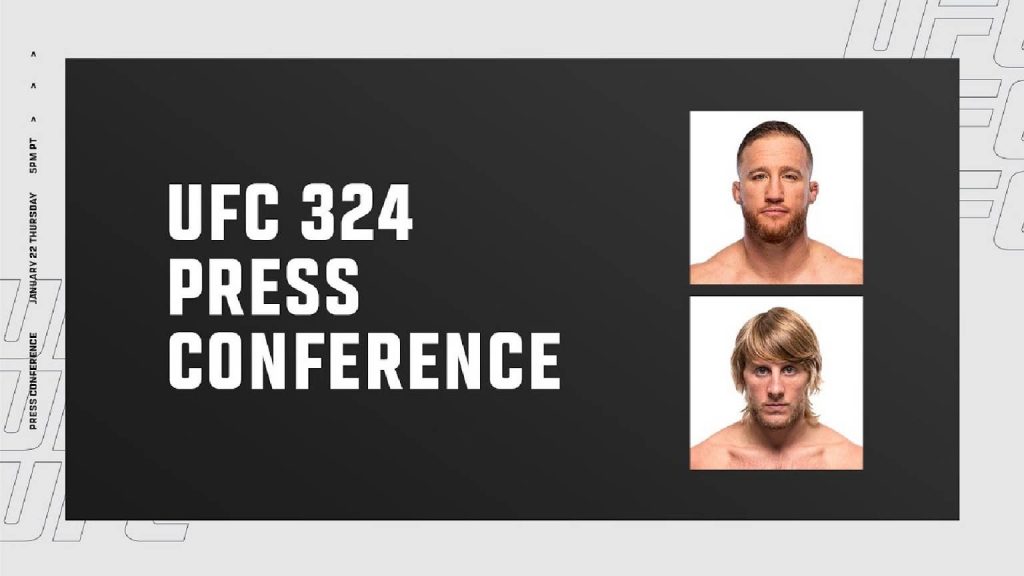 UFC 324: Gaethje vs. Pimblett Pre-Fight Press Conference UFC 324: Gaethje vs. Pimblett Pre-Fight Press Conference