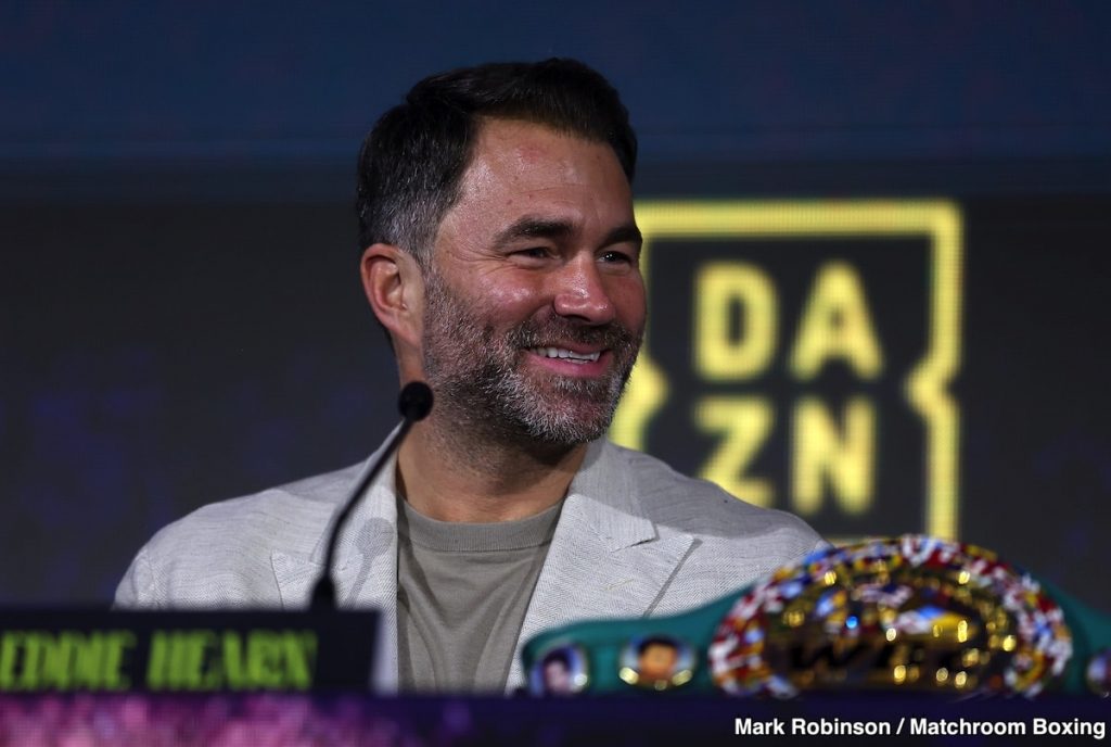 Eddie Hearn Questions What Zuffa Boxing’s ‘League’ Represents